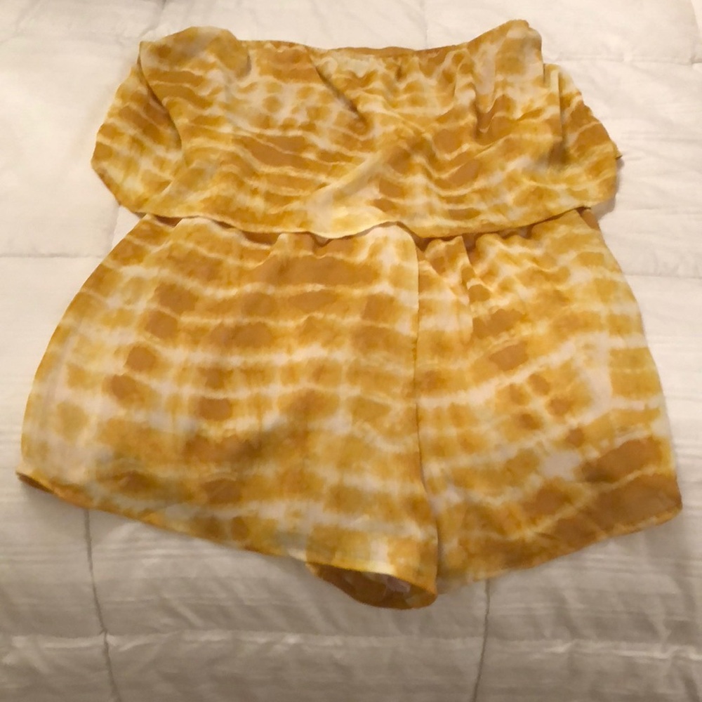 Gold romper